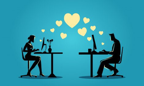 Is it possible to fall in love online?