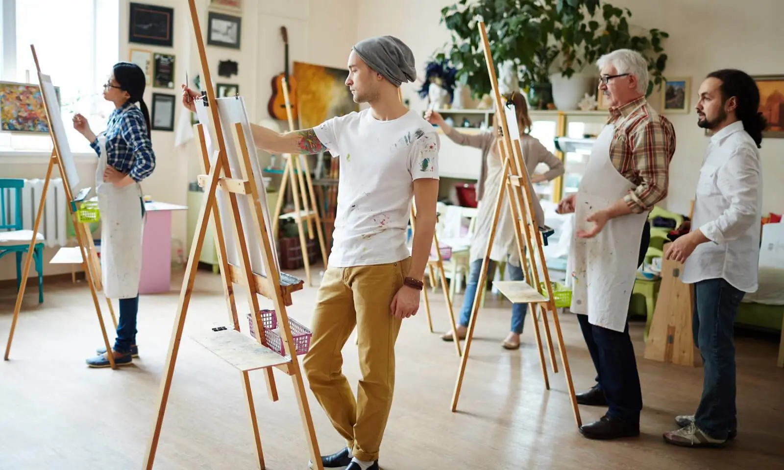 Students in workshop